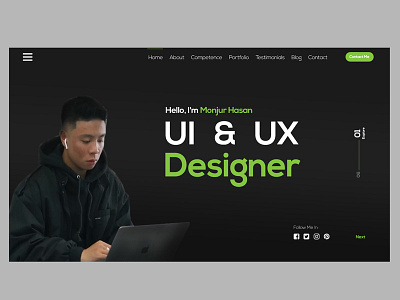 Personal Portfolio 2019 design illustration ui ux ux design webdesign website