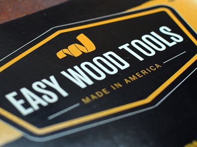 Easy Wood Tools - Brand Identity design identity logo made in america