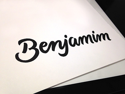 Benjamim graphic design hand lettering handlettering handmade identity lettering music