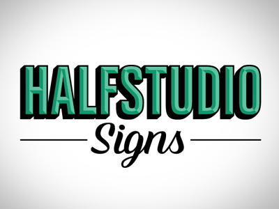 HS logo graphic design graphicdesign halfstudiosigns identity logo logotype vector