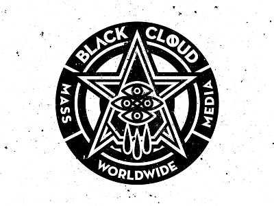 MASS MEDIA blackcloud corporatedesign design graphicdesign illustration logo sticker vector vectordesign vectorillustration