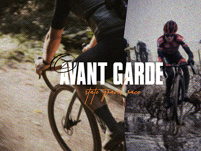 Avant Garde branding cycling graphic design gravel cycling poster race
