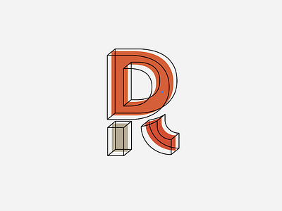 RDL Logo Idea for Client 3d d l logo print r rdl