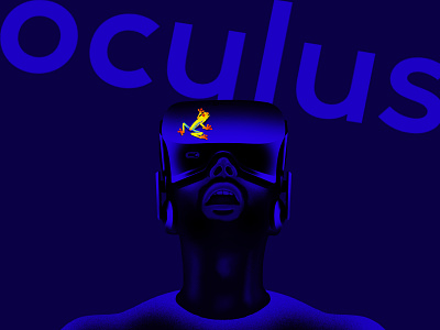 oculus ad adobe photoshop branding design dribbbledaily facebook illustration logo minimal oculus oculus rift poster ui ux