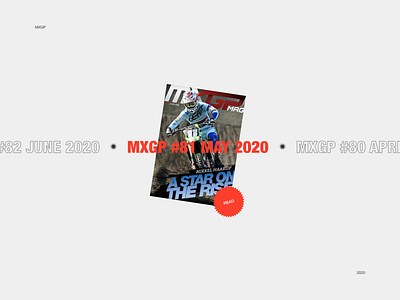 MXGP - website 2020 branding clean design flat lending minimal typography ui vector web webdesign