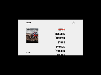 MXGP - website 2020 clean design flat lending minimal typography ui vector web webdesign