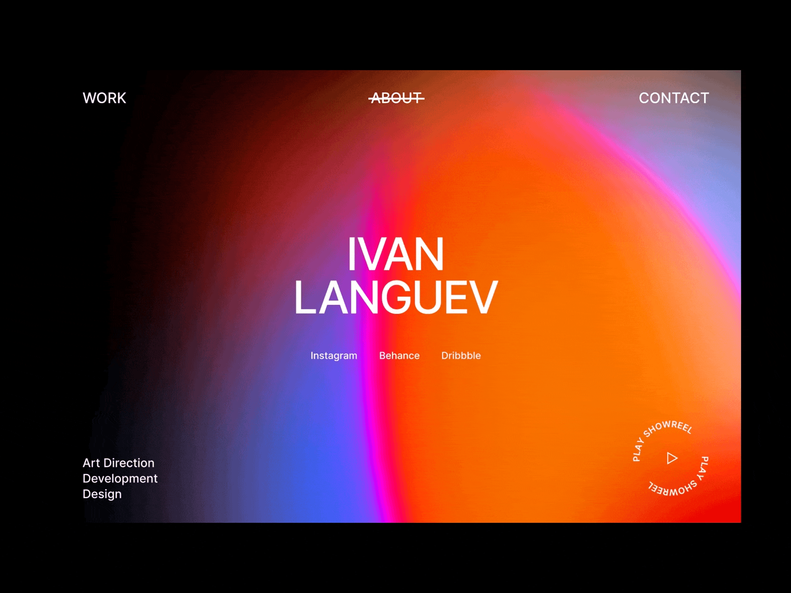 LANGUEV – personal portfolio website