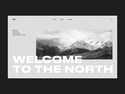 North branding clean design flat identity minimal product design typography ui web webdesign