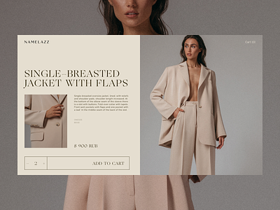Fashion online shop – Namelazz redesign