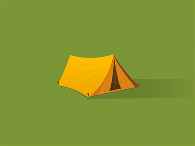Tent illustration tent