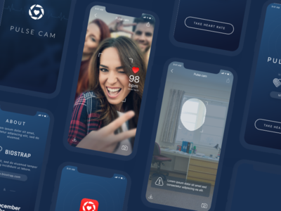 Pulse Cam app app arkit face head heart mobile pulse rate