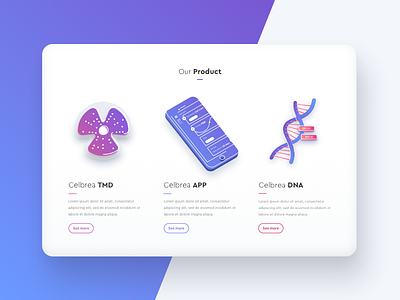 Site Welwaze - our product app dna features landing pad product section site