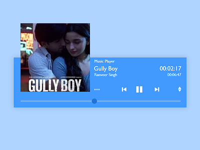 Daily UI #009 Music Player