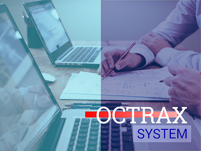 Octrax System | Home adobe xd branding colors design icon logo mobile ui ux web website