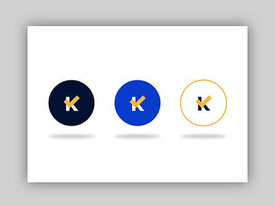 K branding dailyui dark ui design k logo logo logodesign