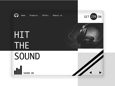 Headphone headphone headphone design sound web website