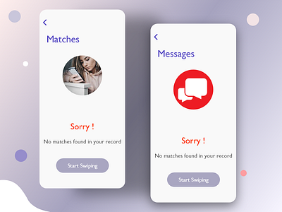 Upcoming Dating App adobe xd app dailyui datingapp design logo messages mobile ui ux