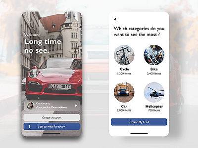 Cycle, Bike, Car, Helicopter Rental App