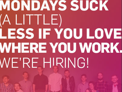 We're hiring poster adonit graphic design social media