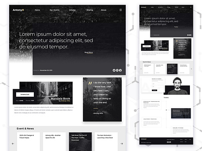 AntonyHills Web Designs UI