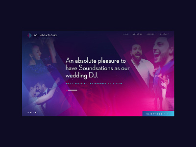 Soundsations Wedding Dj | web design