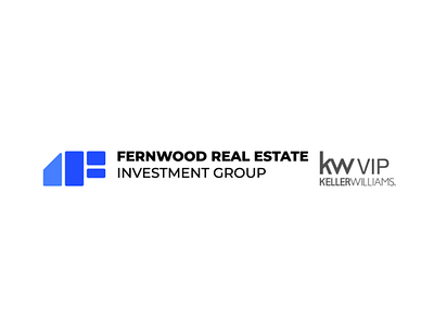 Fernwood Real Estate Logo / Brand Identity adobe after effect animation blue logo branding illustration keller williams logo logo design minmal monogram realestate realty