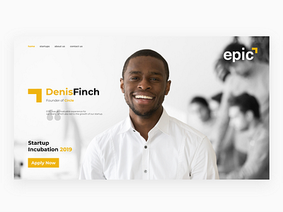 Epic Website Home Page Design after effect animation animations branding clean design flat icon identity illustration illustrator ios logo minimal typography ui ux vector web website