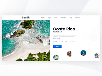 Syndin - Travel Agency PSD Template bootstrap creative design responsive theme forest tourism travel travel agency