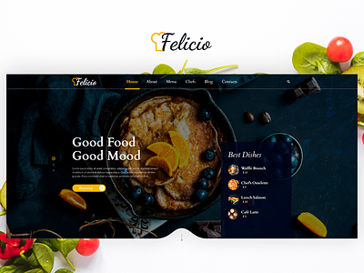 Felicio Project - Food & Restaurant Theme bistro cafe chef cooking dinner food food delivery lunch menu pizza restaurant vegan