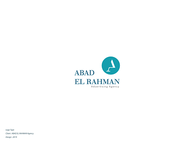 Abad el rahman Agency logo branding design icon illustration illustrator logo minimal vector