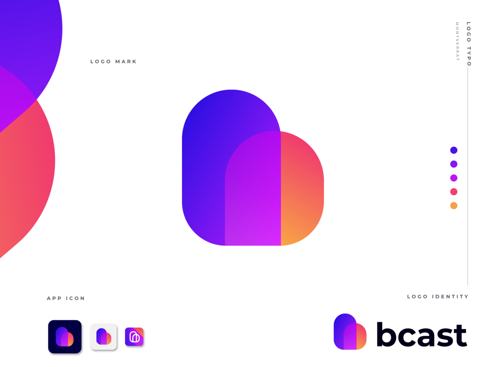 bcast logo design by Md Rasel on Dribbble