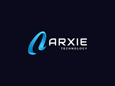 Arxie Technology - Logo Design a letter a letter logo a logo arxie blue branding branding design digital marketing gradient color logo design logo mark marketing agency modern software technologies technology technology logo typography ui web