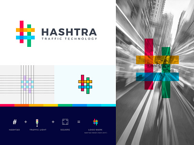Hashstra Traffic Technology - logo design