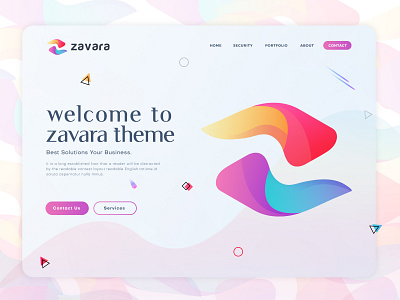 zavara landing page branding gradient icon landing landingpage logo designer logo designers page symbol technology technology icons technology logo ui design ui ux ui ux design web application webdesign website website design zavara