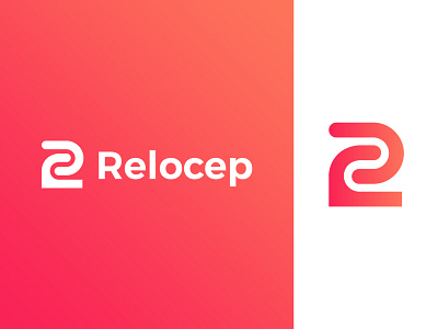 Relocep logo design | R letter logo mark app icon apps branding branding design business c letter gradient hot color letter logo logo design logo designer logo folio logo mark modern r letter logo technology technology logo typography