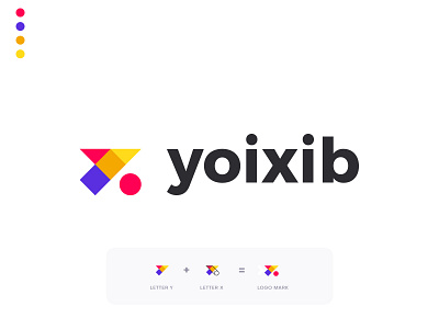 Yoixib Logo Design brand brand identity branding design business corporate creative icon letter logo letter logo mark logo design logo designer logo mark logo mark design simple technology technology logo typography x letter y letter