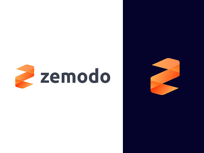 zemodo brand identity branding branding design gradient letter letter logo logo design logo designer logo mark technology technology logo typography z logo mark