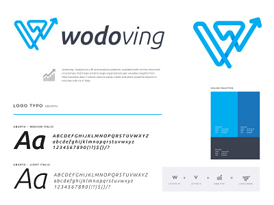 wodoving Analytics Software - logo design