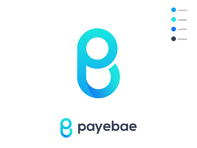 payebae app logo design abstract app app icon app logo app logo design application brand identity branding gradient grid system identity illustration logo design logo grid logo mark modern symbol technology technology app vector