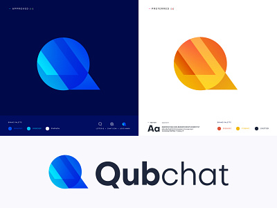 Qubchat - app logo design