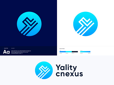 Logo concept for cryptocurrency platform