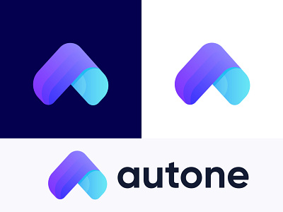 A Letter logo mark for Autone Web Analytics