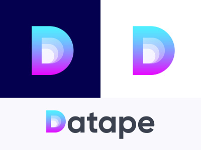 Datape - data analysis logo design