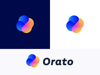 orato logo design abstract abstract design abstract logo app brand identity branding business colorful digital agency gradient identity design logo design logo designer logo mark logotype marketing modern o letter software technology