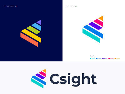 Csight Logo Design | C Letter Logo analysis app branding branding design c concept data design icon identity illustraion letter logo logo design logo designer logo mark modern monogram symbol technology