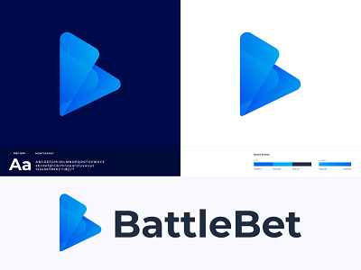 BattleBet logo design || B letter logo concept agency app icon b b logo mark brand identity branding business company creative digital marketing gradient icon illustration letter b logo branding logo design logo designer modern logo software technology