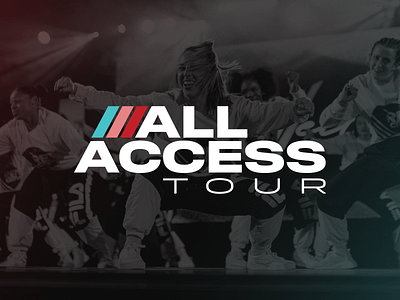 All Access Tour—Dance Revolution dance logo tour