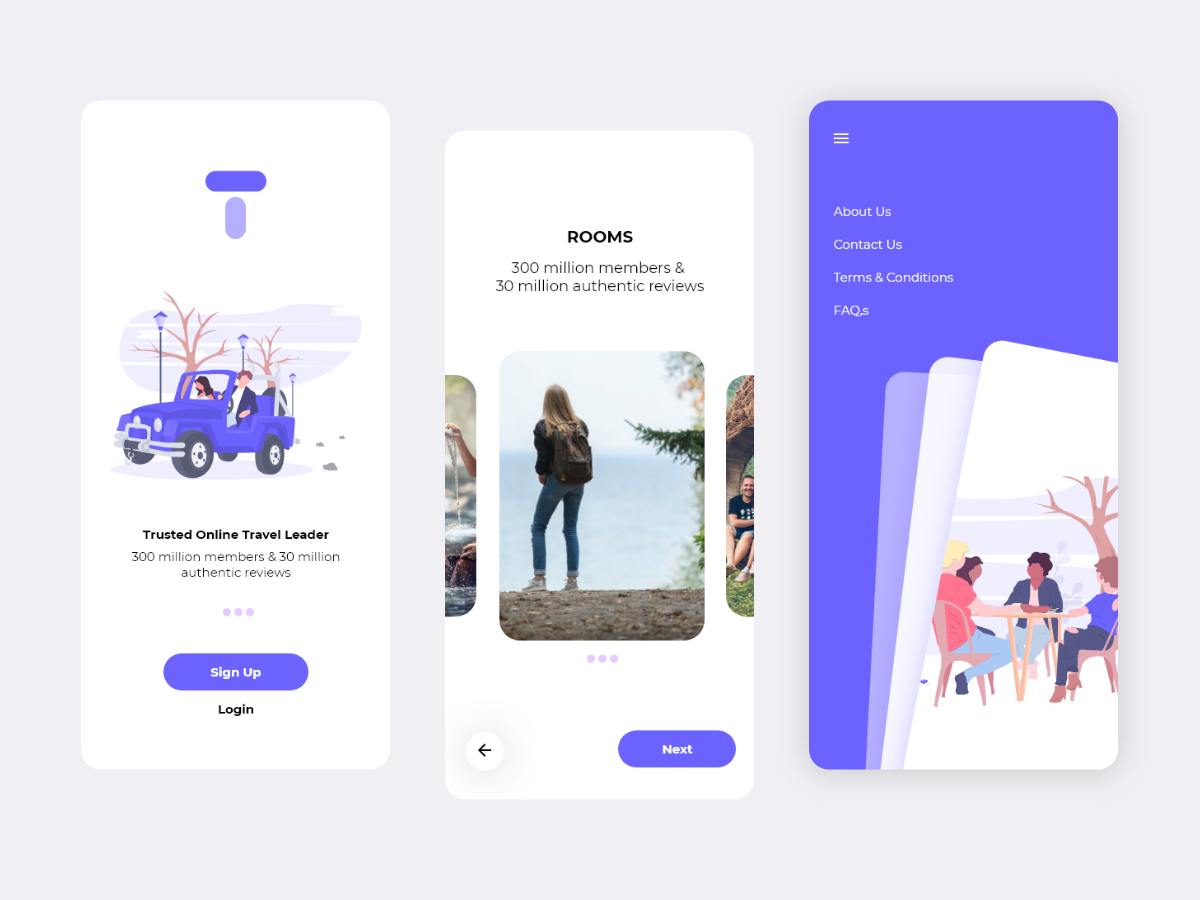 Travel App by Freebie Freebie on Dribbble