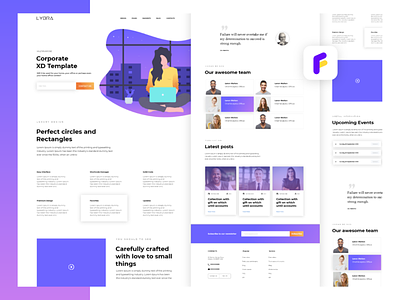 Multipurpose Theme app b2b blog business clean design consulting corporate creative agency digital currency finance investment landing portfolio showcase startup