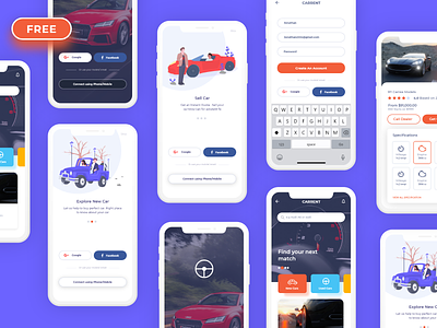 Car Sale App android design automobile app car app car listing car rental app ui car research compare car find car hire a car ios design new car news reviews sell car used car